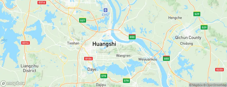 Huangshi, China Map