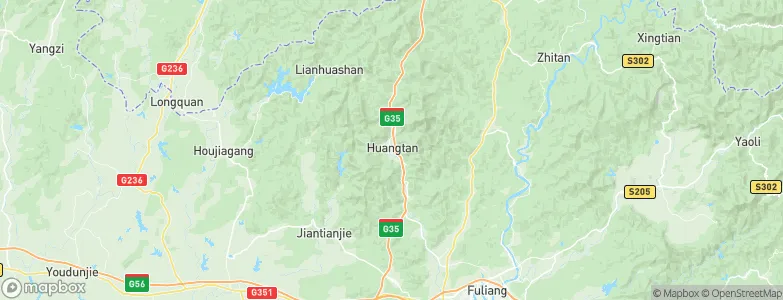 Huangtan, China Map
