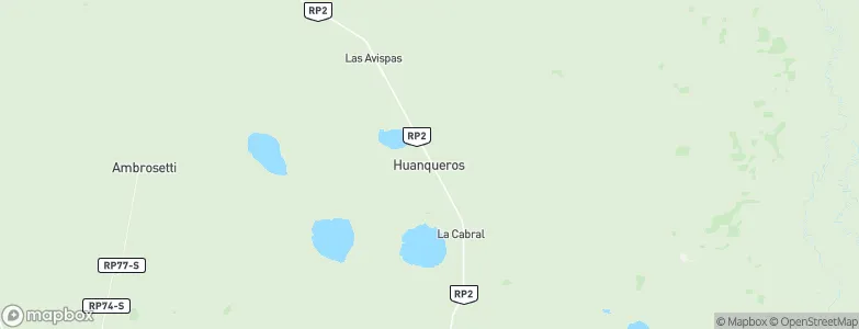 Huanqueros, Argentina Map