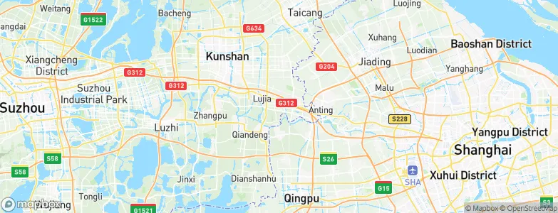 Huaqiao, China Map