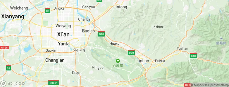 Huaxu, China Map