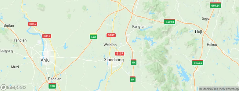 Huayuan, China Map
