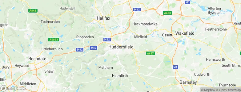 Huddersfield, United Kingdom Map
