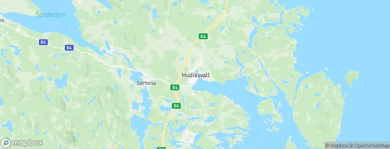 Hudiksvall, Sweden Map