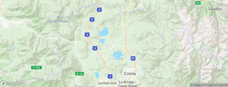 Huechún, Chile Map