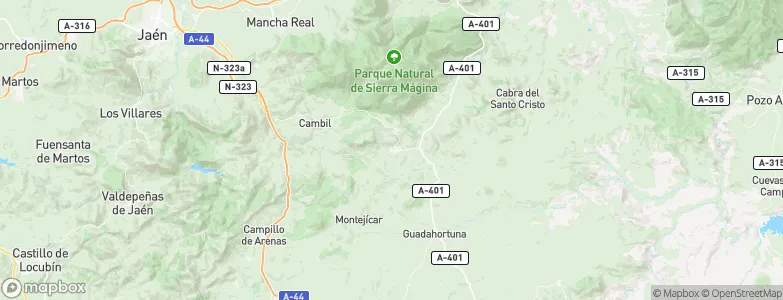 Huelma, Spain Map