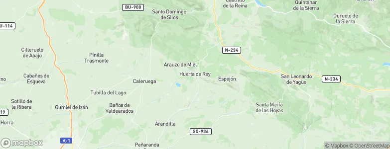 Huerta del Rey, Spain Map