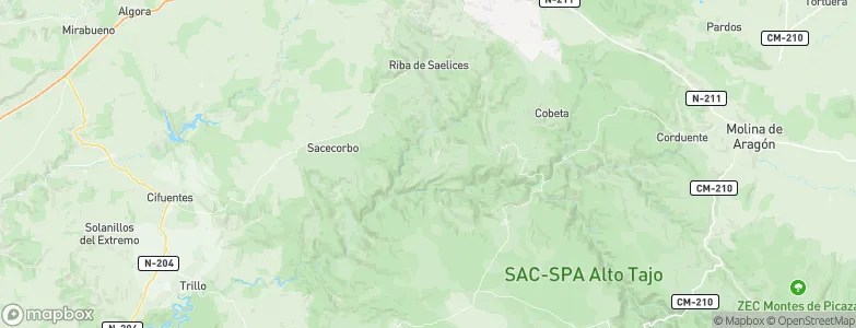 Huertahernando, Spain Map