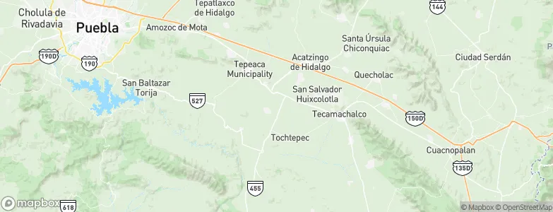 Hueyotlipan, Mexico Map