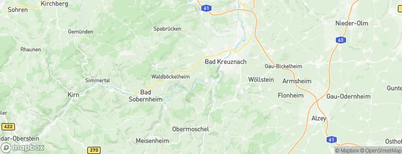 Hüffelsheim, Germany Map