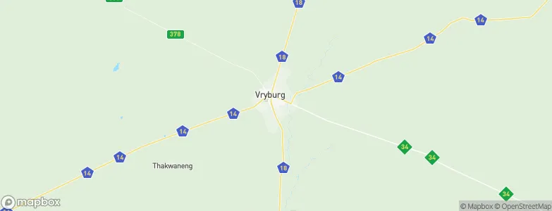Huhudi, South Africa Map