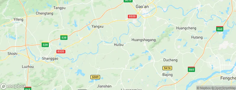 Huibu, China Map