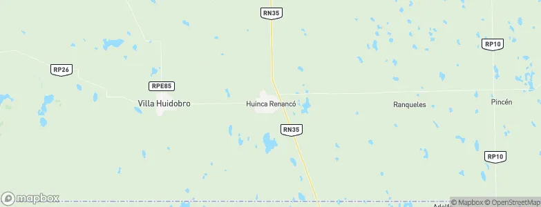 Huinca Renancó, Argentina Map
