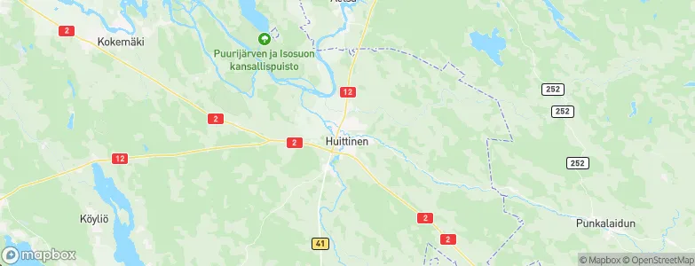 Huittinen, Finland Map