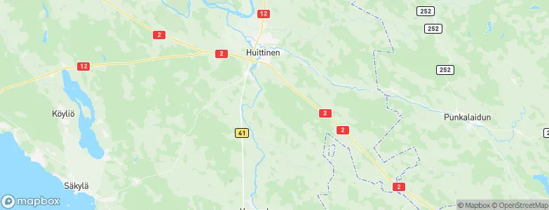Huittinen, Finland Map