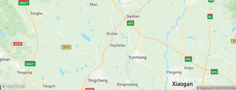 Hujindian, China Map