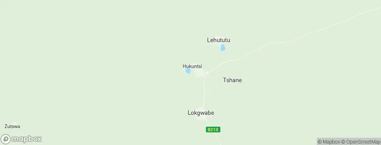 Hukuntsi, Botswana Map