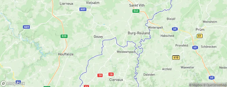 Huldange, Luxembourg Map