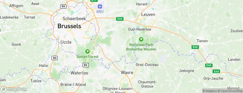 Huldenberg, Belgium Map