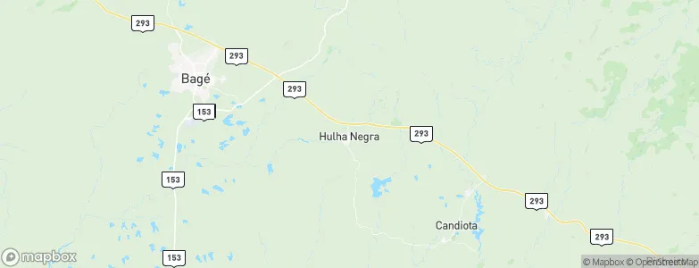 Hulha Negra, Brazil Map