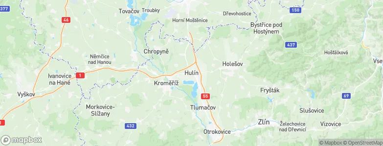 Hulín, Czechia Map