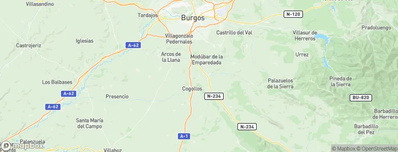 Humienta, Spain Map