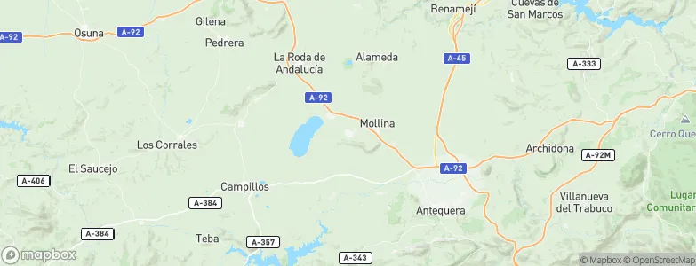 Humilladero, Spain Map