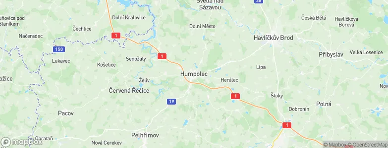 Humpolec, Czechia Map