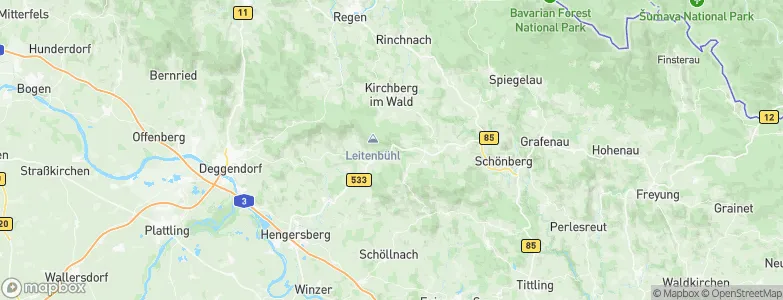 Hunding, Germany Map
