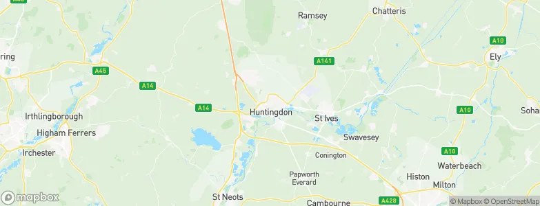 Huntingdon, United Kingdom Map