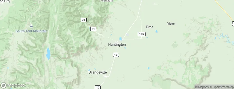 Huntington, United States Map