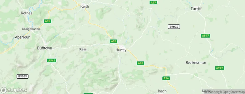 Huntly, United Kingdom Map
