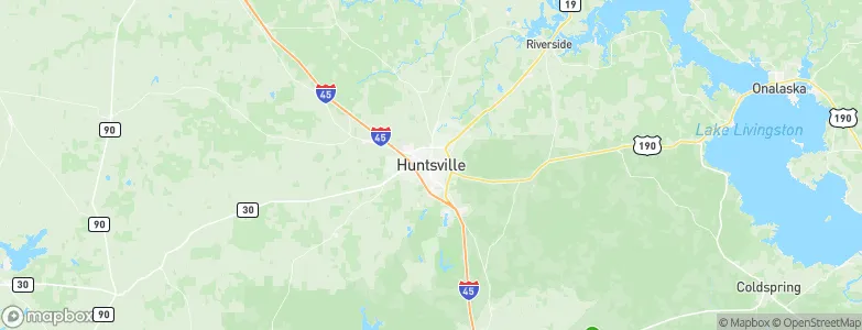Huntsville, United States Map