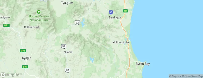Huonbrook, Australia Map