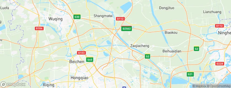 Huozhuangzi, China Map