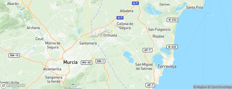 Hurchillo, Spain Map