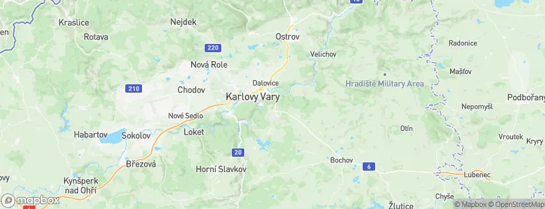 Hůrky, Czechia Map