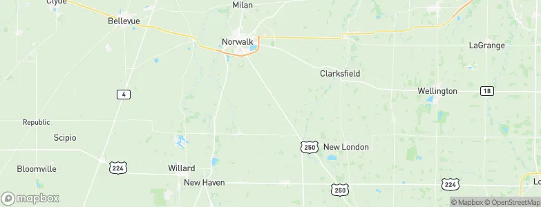 Huron, United States Map