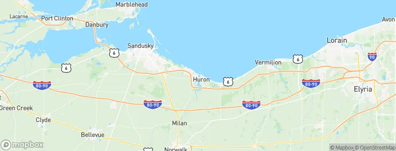 Huron, United States Map