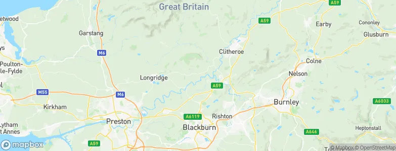 Hurst Green, United Kingdom Map