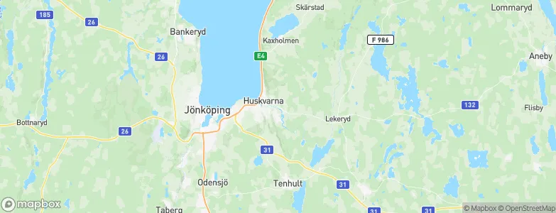 Huskvarna, Sweden Map