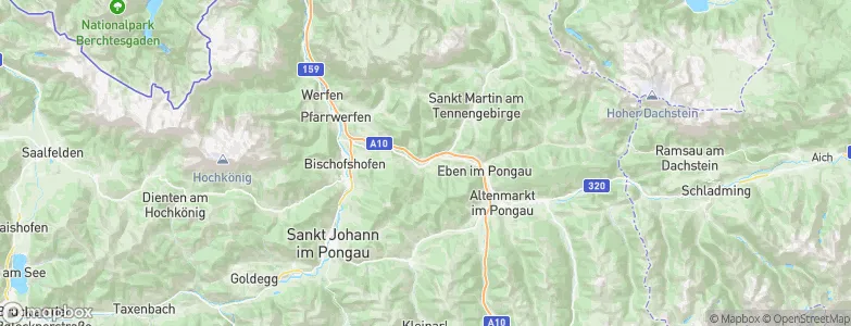 Hüttau, Austria Map