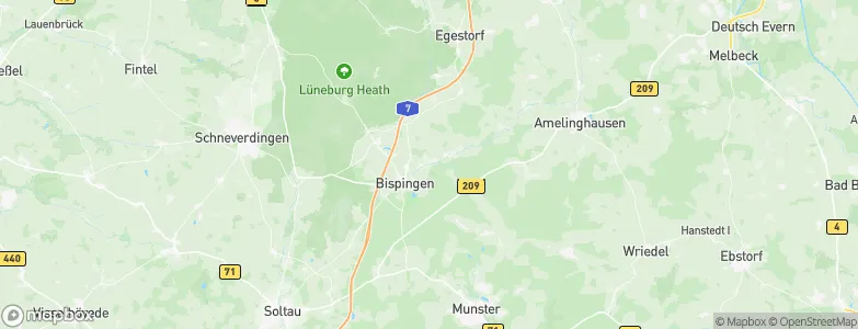 Hützel, Germany Map