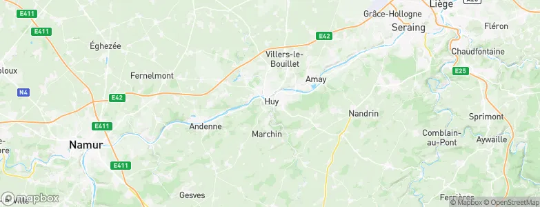 Huy, Belgium Map