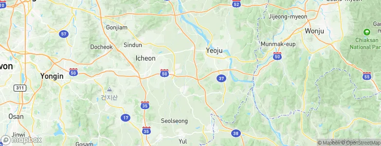 Hwapyeongri, South Korea Map