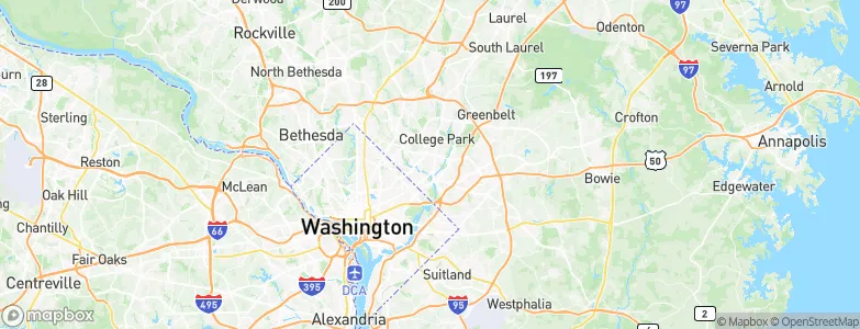 Hyattsville, United States Map