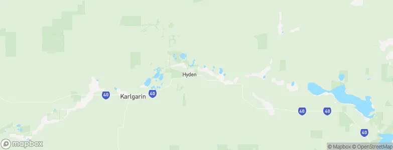 Hyden, Australia Map
