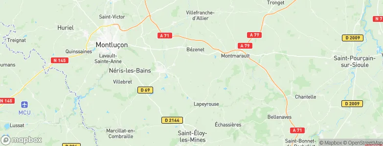 Hyds, France Map
