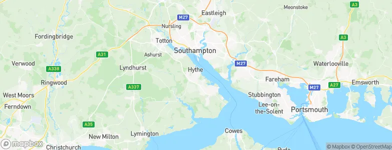 Hythe, United Kingdom Map