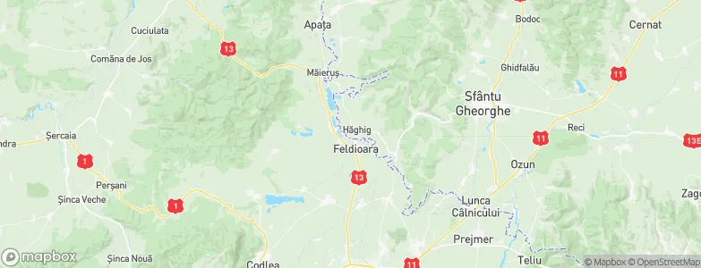 Hăghig, Romania Map
